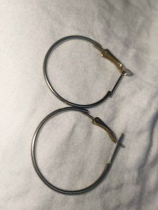 Silver Hoop Earrings