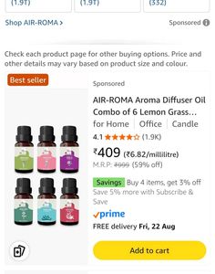 Diffuser Oil Combo @199/-