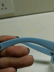 H&amp;M LIGHT BLUE RECTANGULAR SUNGLASSES