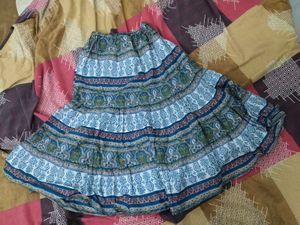 Boho Print Ethnic Skirt