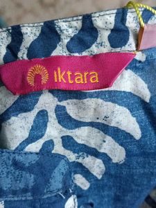 Navy Blue Sleeveless kurta