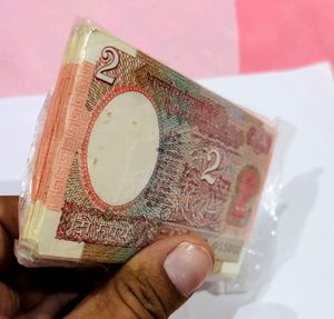 Rare Rs-2 Indian 88 notes bundle,Good condition