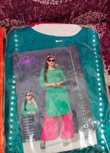 Colorful Kurti Palazzos Set