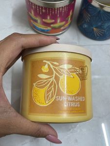 Sun washed Citrus Candle combo set