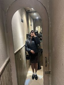 Trendy Black Puffer Jacket