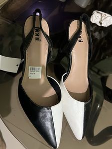 Fioni Two-Tone Slingback Pumps