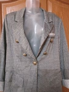 Grey Colour Blazer