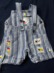 Cute Baby  2 Dungree Set