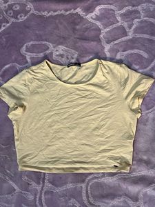 Bonkers Yellow Cropped T-Shirt