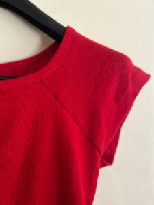 Red Crop Top