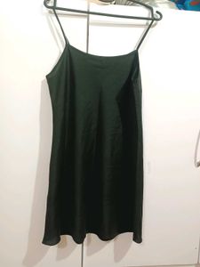 Green Slip Dress
