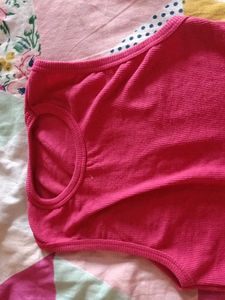 Pink Sleeveless Top