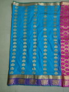 Sky Blue Saree
