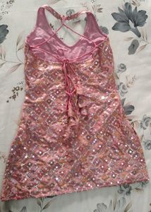 halter neck backless kurti