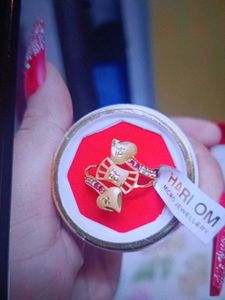 Hari Om Gold Ring