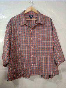 U.S Polo Assn Striped Cropped Shirt