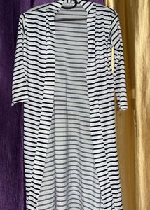 Striped Duster Cardigan