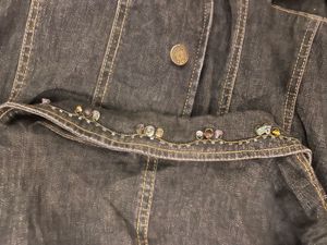 Y2K Embellished Denim Blazer