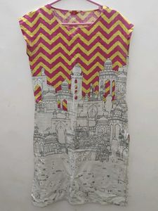 W Abstract Printed Kurta