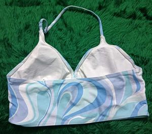 Blue Patterned Bra 32,34.new🎀🆕