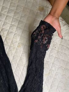 Lace High Waisted Pants