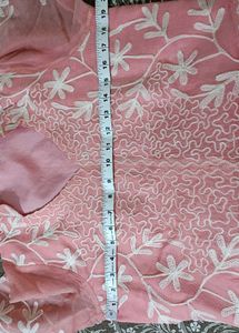 Elegant Pink Embroidered Kurta