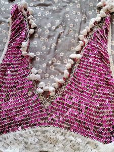Pink Sequin Curtain 3ft