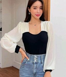Black Nd White Top