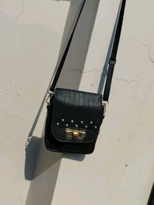 Black leather Bag