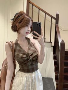 POLAR OPPOSITE TWISTED HALTERNECK TOP