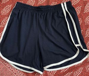 Navy Blue Athletic Shorts