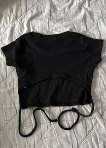 Shein Tie Back Top