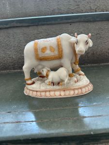 Cow and Calf Figurine