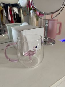 NEW Flamingo Glass Mug