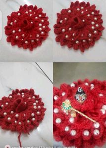 Red Laddu Gopal Dress