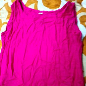 Long Beautiful Pink Straight Kurta