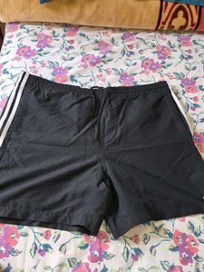 Adidas Black Striped Shorts