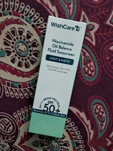 Wishcare Niacinamide Oil Balance Fluid Sunscreen