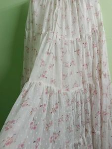Floral Tiered Maxi Skirt