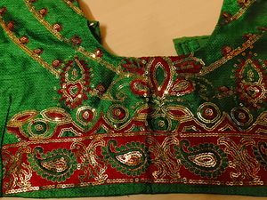 Green Work Blouse