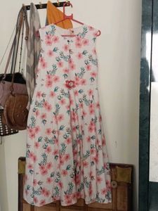 Floral Sleeveless Midi Dress