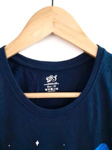 Navy Blue Printed T-Shirt (Boy&#39;s)
