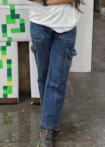 Blue Cargo Jeans