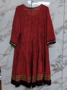 Elegant Red Kurta