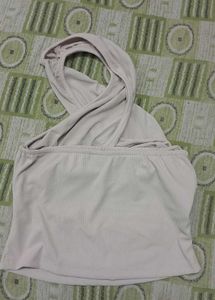 White Tank Top, Holter Neck