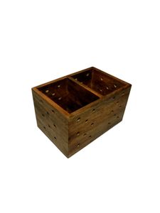 wooden pencil holder