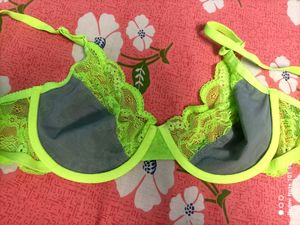 Underwired Pushup Lacy Neon Green