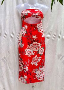 1126 SEXY FLORAL BODYCON