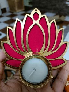 Handmade Lotus Tealight Candle (Pack Of 12)