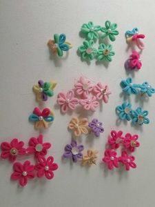 Handmade Earrings And Rubber Band Combo